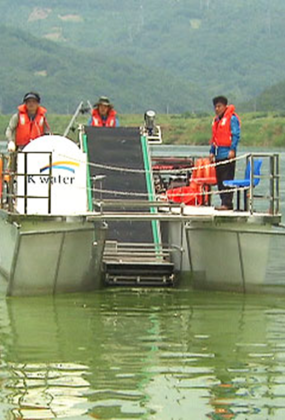 충주시 녹조제거 공사